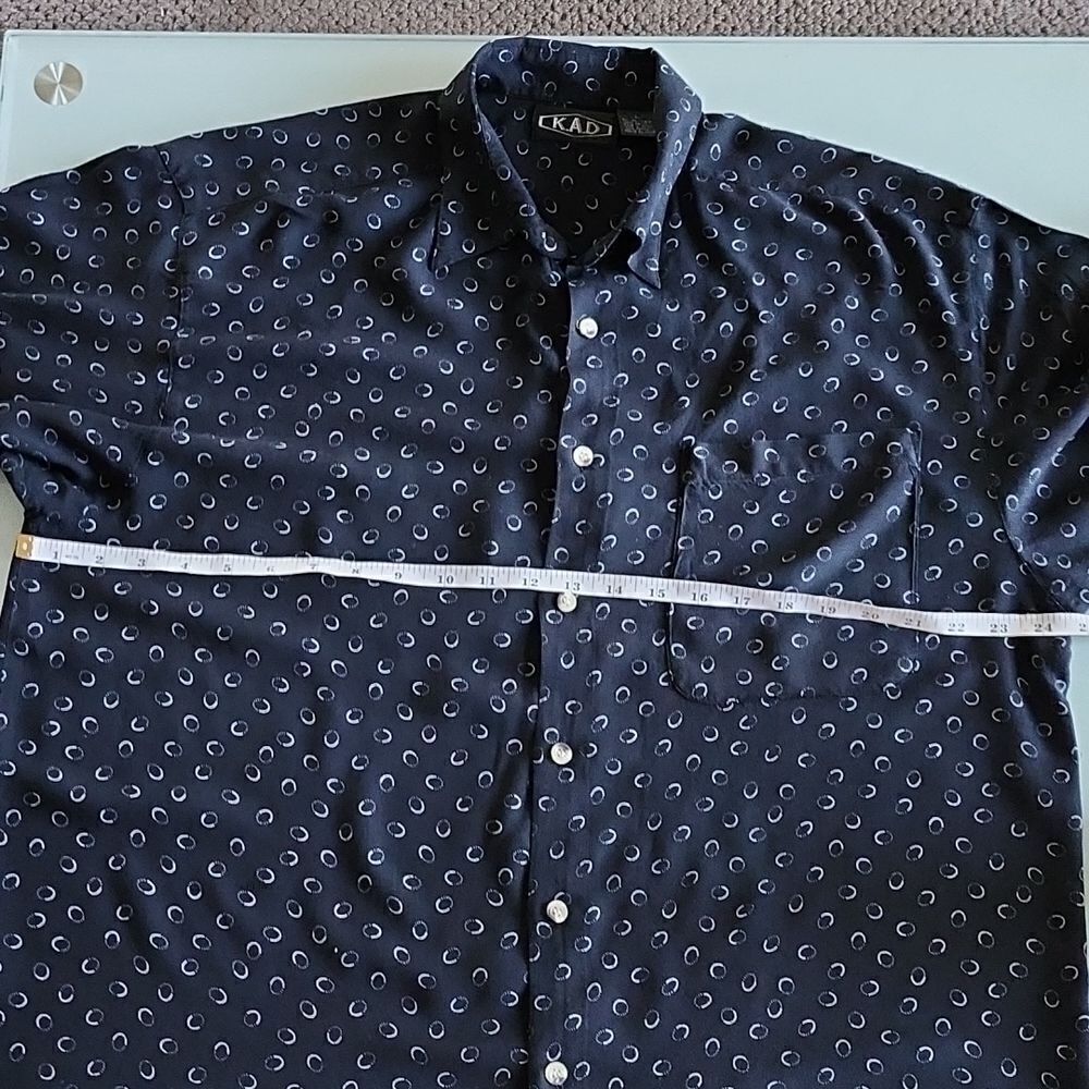  KAD Button Down Shirt Size Large - Picture 3 of 6
